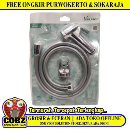 1/2 IN x 120 CM / WASSER WS-88TS Jet Shower Cebok Toilet Plastik PVC Set