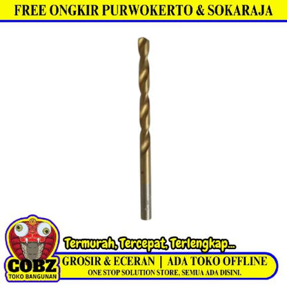 5 MM / G.D.O Shank Twist Drill Bits Mata Bor Besi Baja Kayu PVC