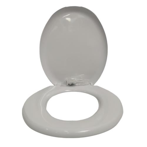 TECHPLAS Tutup Kloset Duduk Monoblok Seat Cover Standard PVC Puth Set