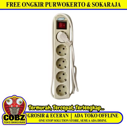 5 LUBANG x 150 CM / KAWACHI Stop Kontak Colokan Terminal Kabel 1.5 M