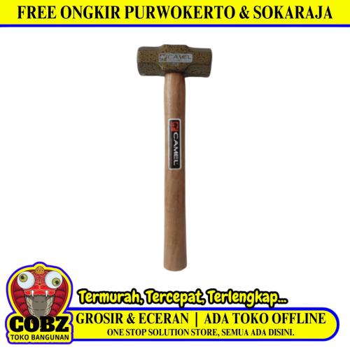 2 LB / CAMEL Palu Martil Bodem Batu Sledge Hammer Gagang Kayu