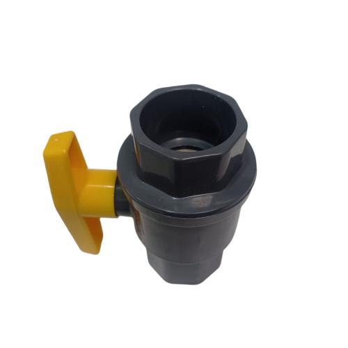 1 1/4 IN / ONDA - BV Stop Kran Polos Ball Valve Engkol Plastik PVC