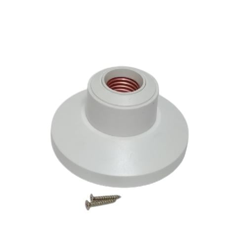 BROCO 1212 Fitting Tempat Lampu Plafon Atap Tempel Bulat Besar Putih