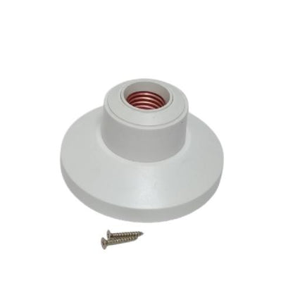 BROCO 1212 Fitting Tempat Lampu Plafon Atap Tempel Bulat Besar Putih