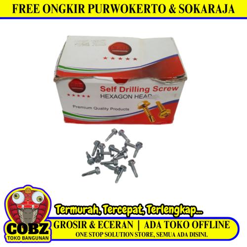 #10 x 19 MM / CAB Roofing Putih Dus