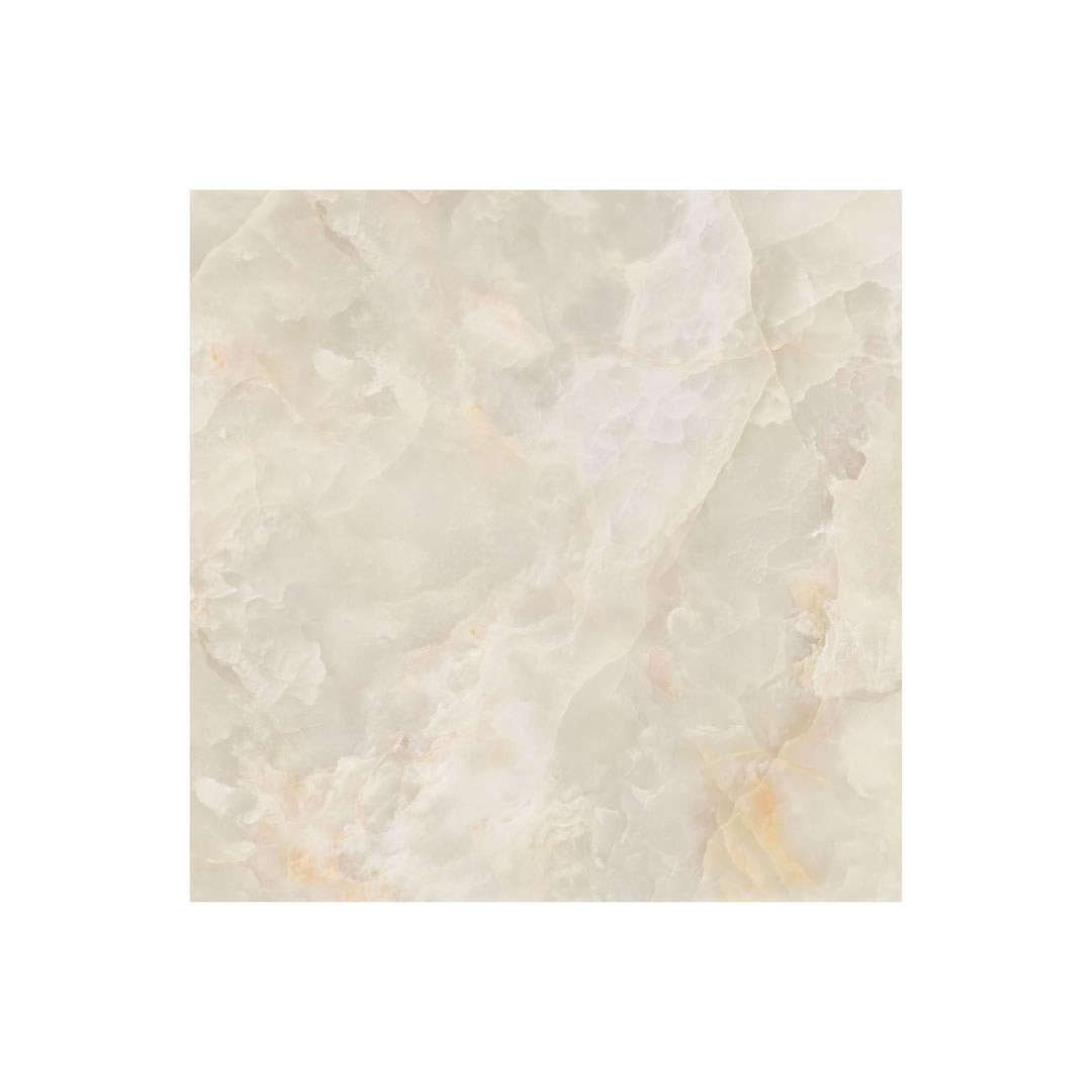 50 CM x 50 CM / PLATINUM LYON Keramik Lantai Rumah Glossy Cream Dus