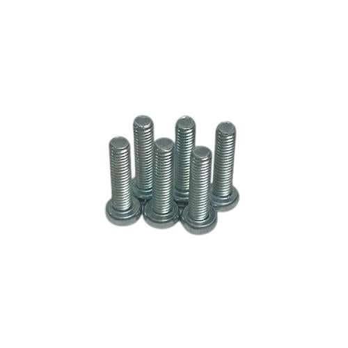 M 3 x 15 MM / TM Baut JP Kepala Pentol Bulat Plus Putih Biji