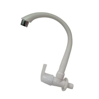 1/2 IN / CAB  Kran Angsa Sink Bak Cuci Piring Tembok Plastik PVC