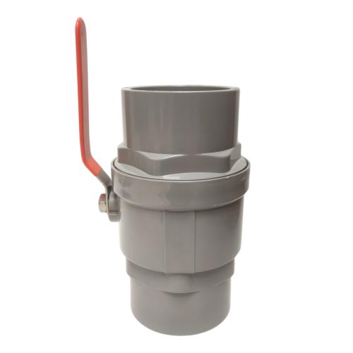 4 IN / BLITZ Stop Keran Polos Ball Valve Engkol Plastik PVC