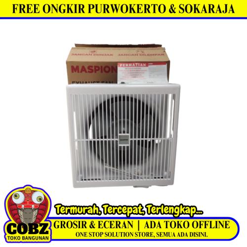 8 IN / MASPION MV-200 NEX Exhaust Hexos Fan Kipas Angin Blower Dinding Set