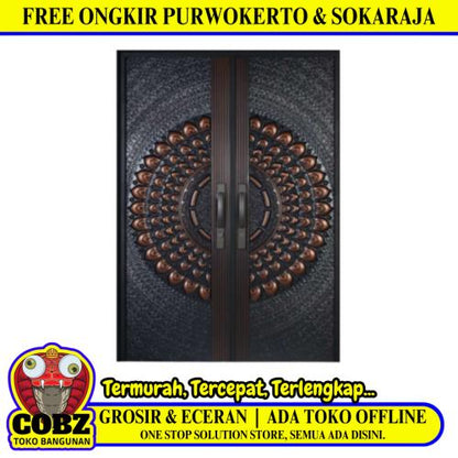 10 CM x 160 CM x 240 CM / FORTRESS OLY 160.03 DOUBLE Pintu Kamar Mandi Baja Set