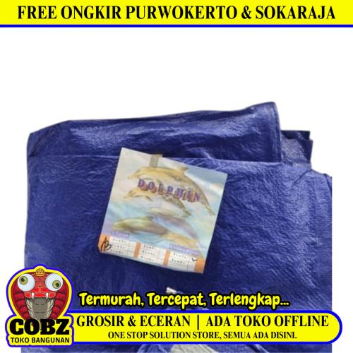5 M X 7 M / TM A3 Terpal Tarpaulin Tutup Plastik PVC Warna Luar Warna Dalam