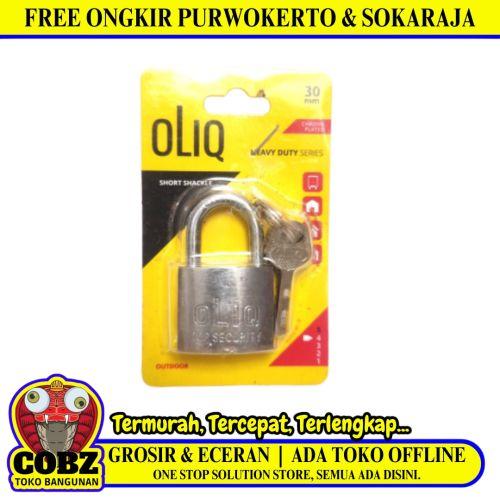 30 MM / OLIQ Gembok Pintu Pagar Padlock Anti Maling Leher Pendek