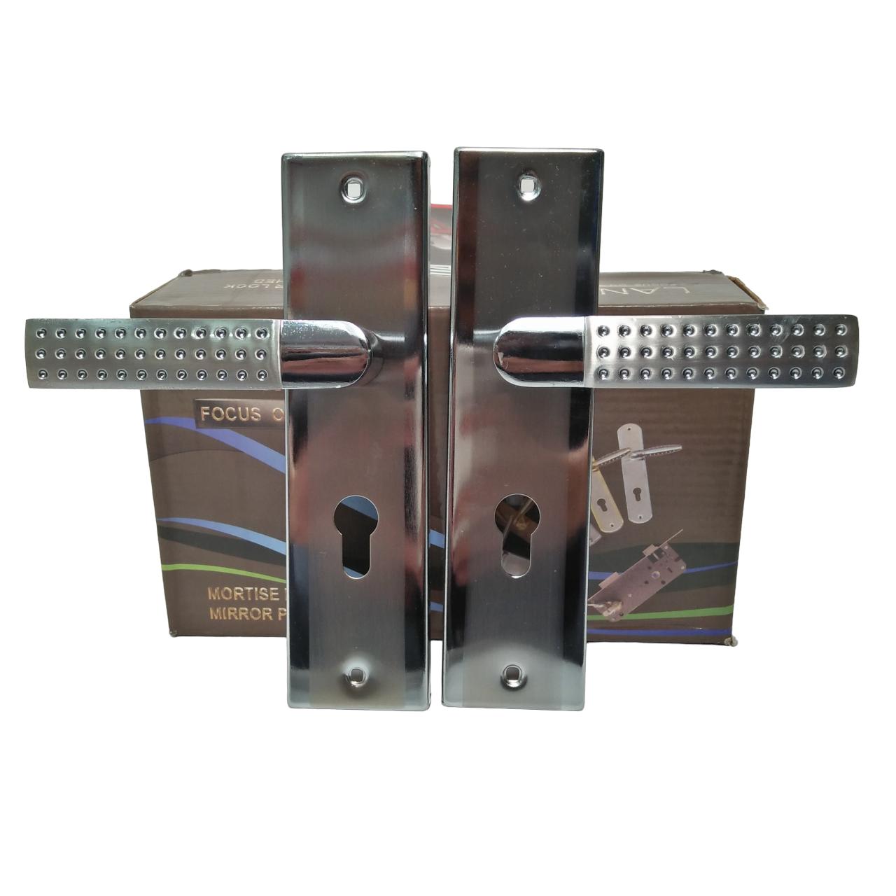 LANVIN M008 SN / CP Handle Door Lock Tarikan Handle Kunci Pintu Tanggung Set