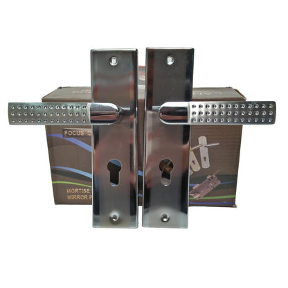 LANVIN M008 SN / CP Handle Door Lock Tarikan Handle Kunci Pintu Tanggung Set