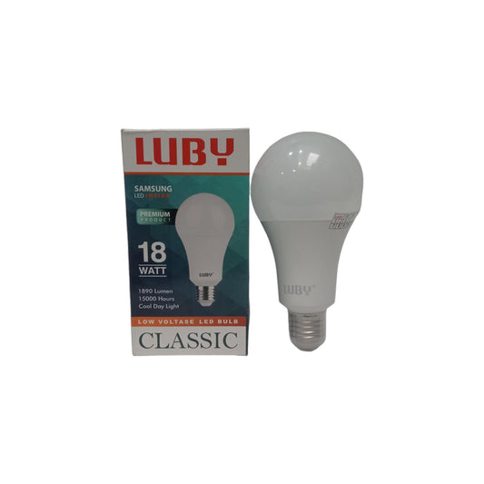 18 WATT / LUBY LED Lampu Bohlam Bulb Moto Putih