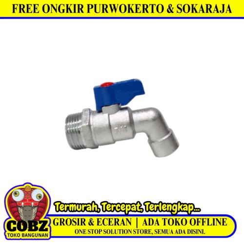 3/4 IN / ONDA BM Kran Air Tembok Taman Bola Ball Valve Stainless