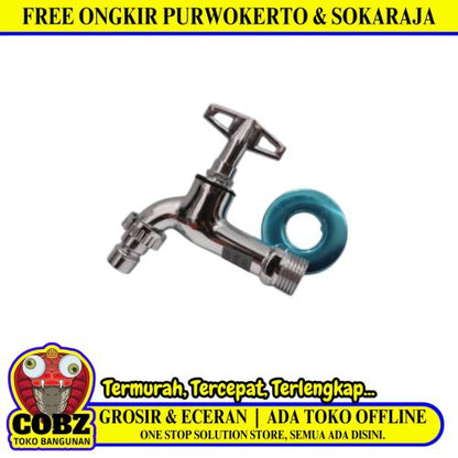 1/2 IN / SKL Kran Air Taman Kebun Kunci Mesin Cuci Stainless