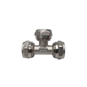 T 20 / FIDEM Tee Sambungan Fitting Selang Pex Air Panas Stainless