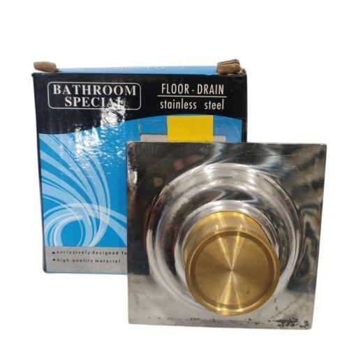 4 IN / HSJ MDL SS 90BB Saringan Got Leher Panjang Floor Drain Stainless