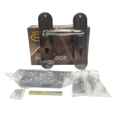 THS SN / BN Handle Door Lock Tarikan Handle Kunci Pintu Tanggung Set
