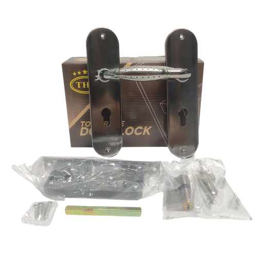 THS SN / BN Handle Door Lock Tarikan Handle Kunci Pintu Tanggung Set