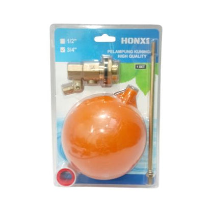 3/4 IN / HONXI Floating Valve Pelampung Bola Air Torrent Plastik PVC Set