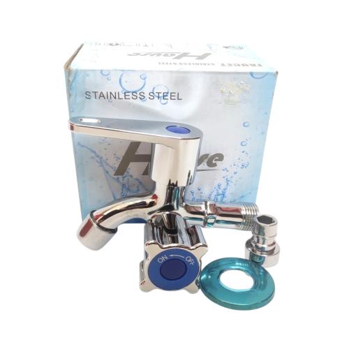 1/2 IN / HAUSE Kran Air Cabang Double Shower Mesin Cuci Stainless