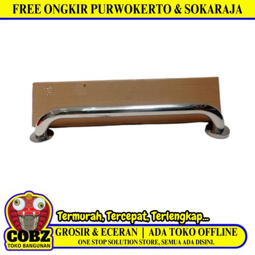 40 CM / COBZ 01 Pegangan Kamar Mandi Bathub Grab Bar Stainless Chrome