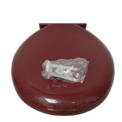 TECHPLAS Tutup Kloset Duduk Monoblok SeatCover Standard PVC Maroon Set