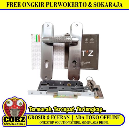 NET'Z 8030-2 SN / CP Handle Door Lock Tarikan Handle Kunci Pintu Besar