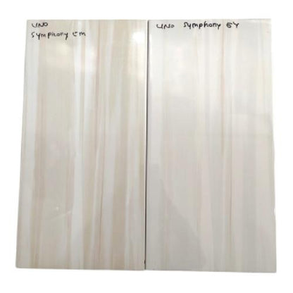 25 CM x 50CM / UNO SYMPHONY Keramik Dinding Kamar Mandi Glossy Cream Dus