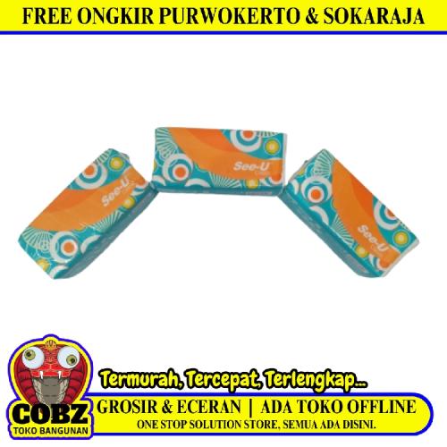 SEE-U Tissue Tisu Wajah Halus Lembut 2 Ply 250 Sheets
