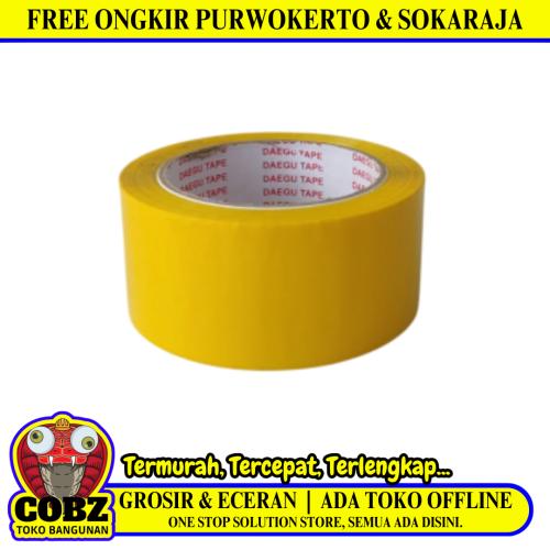 48 MM / DAEGU Isolasi Selotip Lakban Stationary Tape Kuning