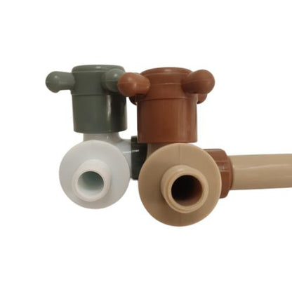 1/2 IN / DOLPHIN Kran Angsa Sink Bak Cuci Piring Tembok Plastik PVC