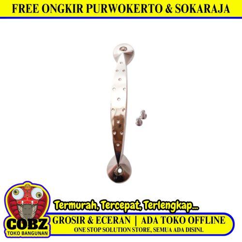 13 CM / TOP 093 Tarikan Pegangan Handle Laci Lemari Stainless Silver
