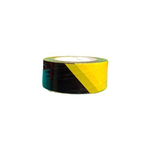 50 MM x 200 M / COBZ Garis Polisi Safety Line Non Lem Hitam Kuning Roll