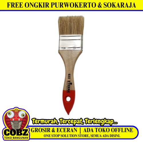 2 IN / ETERNA 633 Kuas Cat Tembok Kayu Besi Air Acyrlic Paint Brush