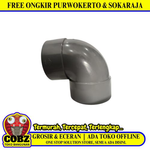 4 IN / RUCIKA D-DL Elbow Knee Keni L Sambungan Fitting Pipa PVC