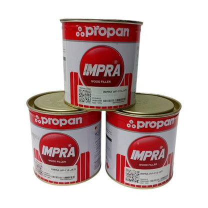 1 KG / IMPRA WOOD FILLER Cat Dasar Plamir Kayu Sealer Primer Wood Paint Kaleng