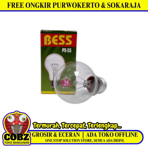 15 WATT / BESS PS-5S Lampu Bohlam Pijar Penghangat Ternak Ayam Kuning