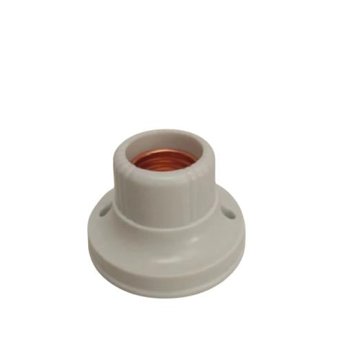 SHENGWEI 365 Fitting Tempat Lampu Plafon Atap Tempel Bulat Kecil Putih