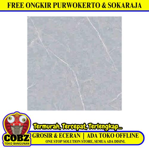 60 CM x 60 CM / SERENITY CORNEL GREY Granit Lantai Rumah Glossy Dus