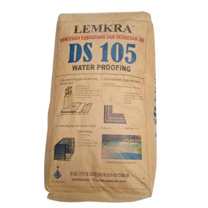 30 KG/ LEMKRA DS105 Semen Waterproofing Pelapis Anti Bocor Abu-abu Sak