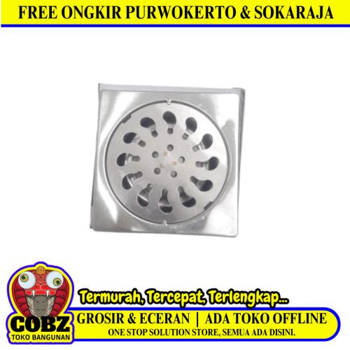 4 IN / EIFFEL Saringan Got Leher Pendek Floor Drain Stainless
