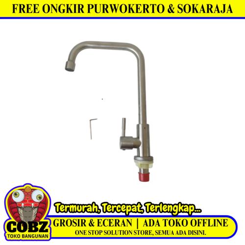 1/2 IN / SUS304 Kran Angsa Sink BCP Wastafel Stainless PVC