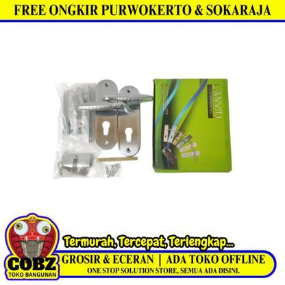 LANVIN LS11(2) SN / CP Handle Door Lock Tarikan Handle Kunci Pintu Kecil Set