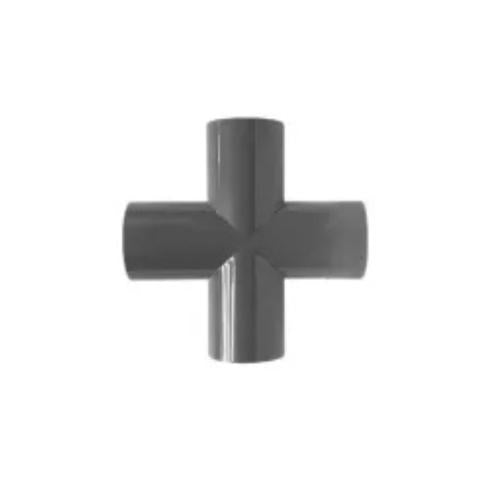 1 IN / TM Tee 4 Way Straight Fitting Pipa Hidroponik PVC Pcs