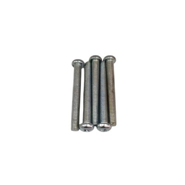 M 6 x 50 MM / TM Baut JP Kepala Pentol Bulat Plus Putih Biji