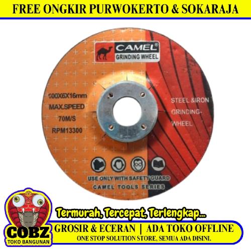 4 IN / CAMEL Metal Grinding Mata Gerinda Poles Asah Besi